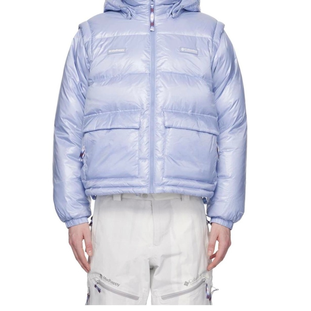 Madhappy BLUE COLUMBIA EDITION DOWN JACKET IN PEACEFUL BLUE